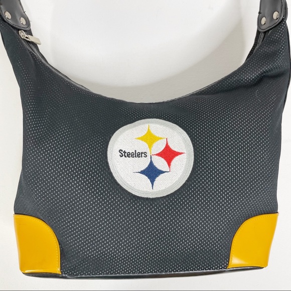 NFL Pittsburgh Steelers Jersey Mesh Purse - Black & Gold - Picture 2 of 6